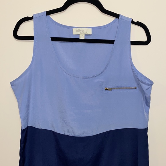 Olive & Oak Color Block Tank - Picture 2 of 5